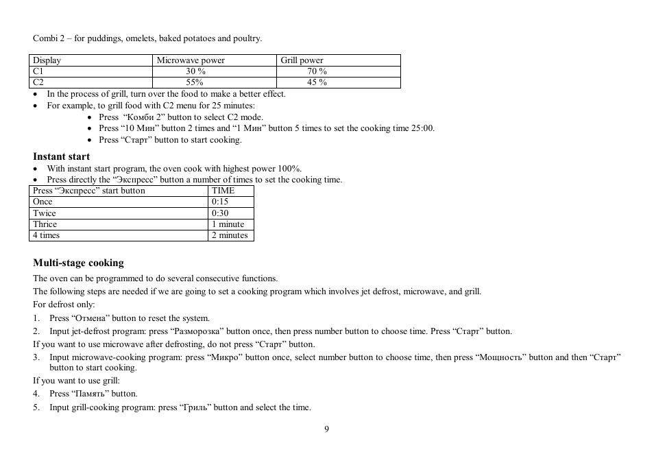 Hyundai H-MW1030 User Manual | Page 9 / 24