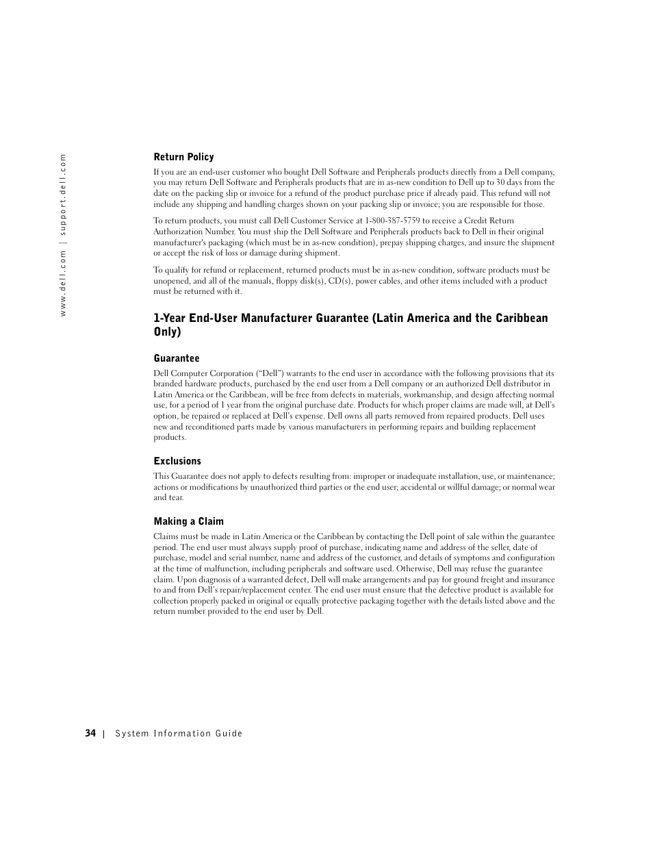 Dell Latitude X300 User Manual | Page 36 / 138