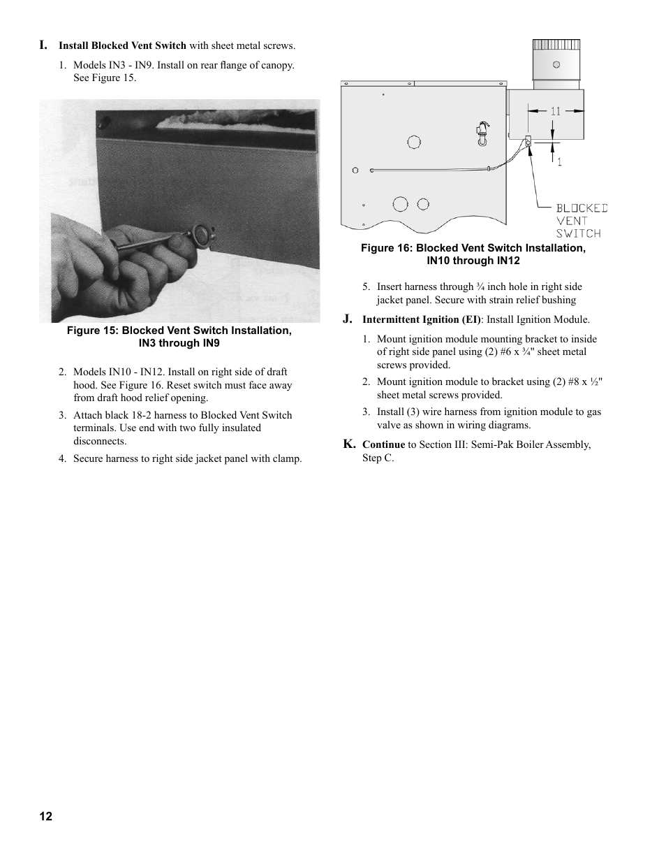 Burnham Independence IN10 User Manual | Page 12 / 92