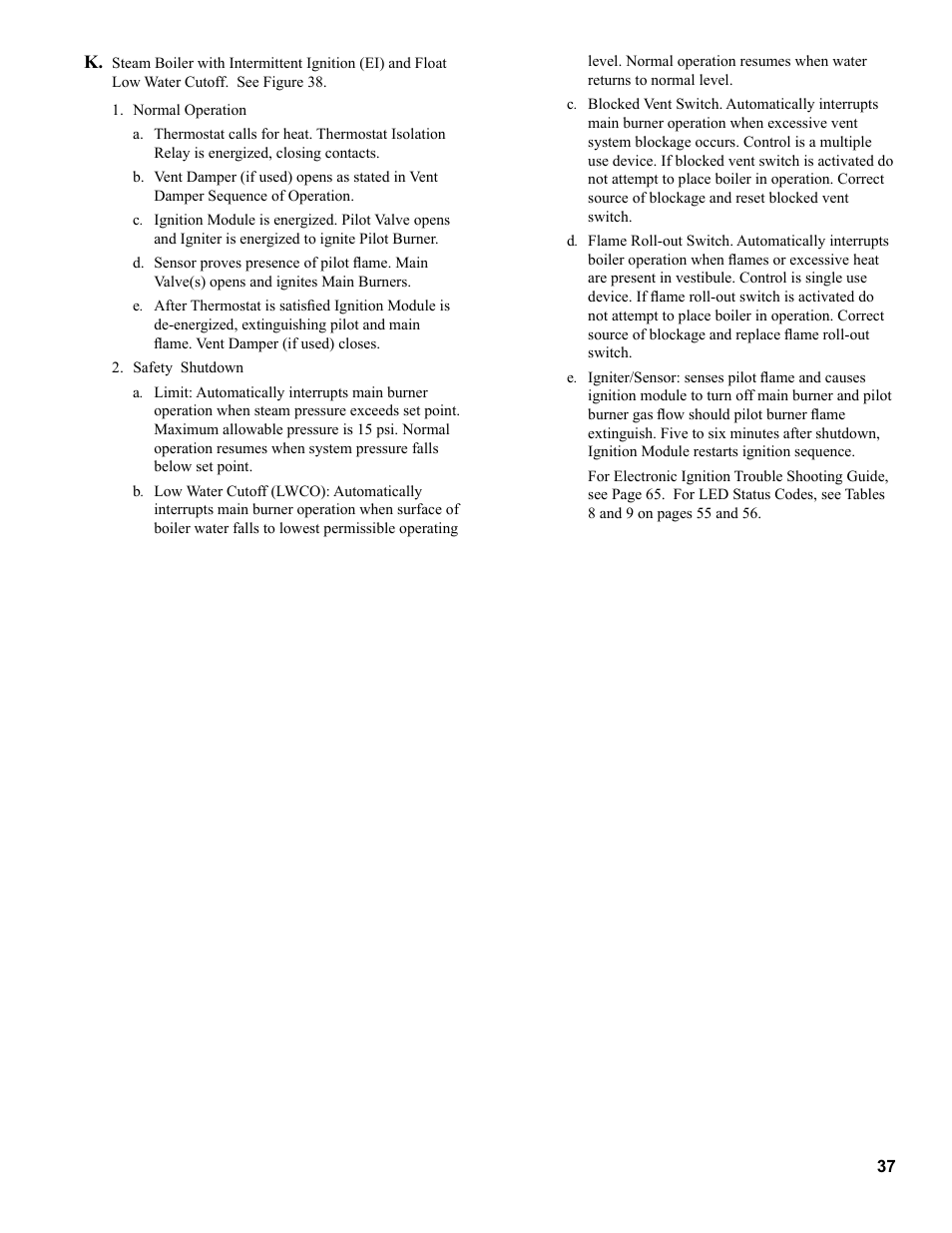 Burnham Independence IN10 User Manual | Page 37 / 92