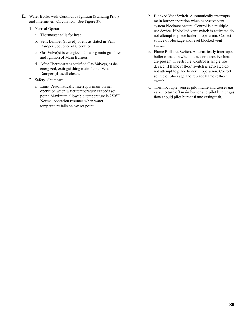 Burnham Independence IN10 User Manual | Page 39 / 92
