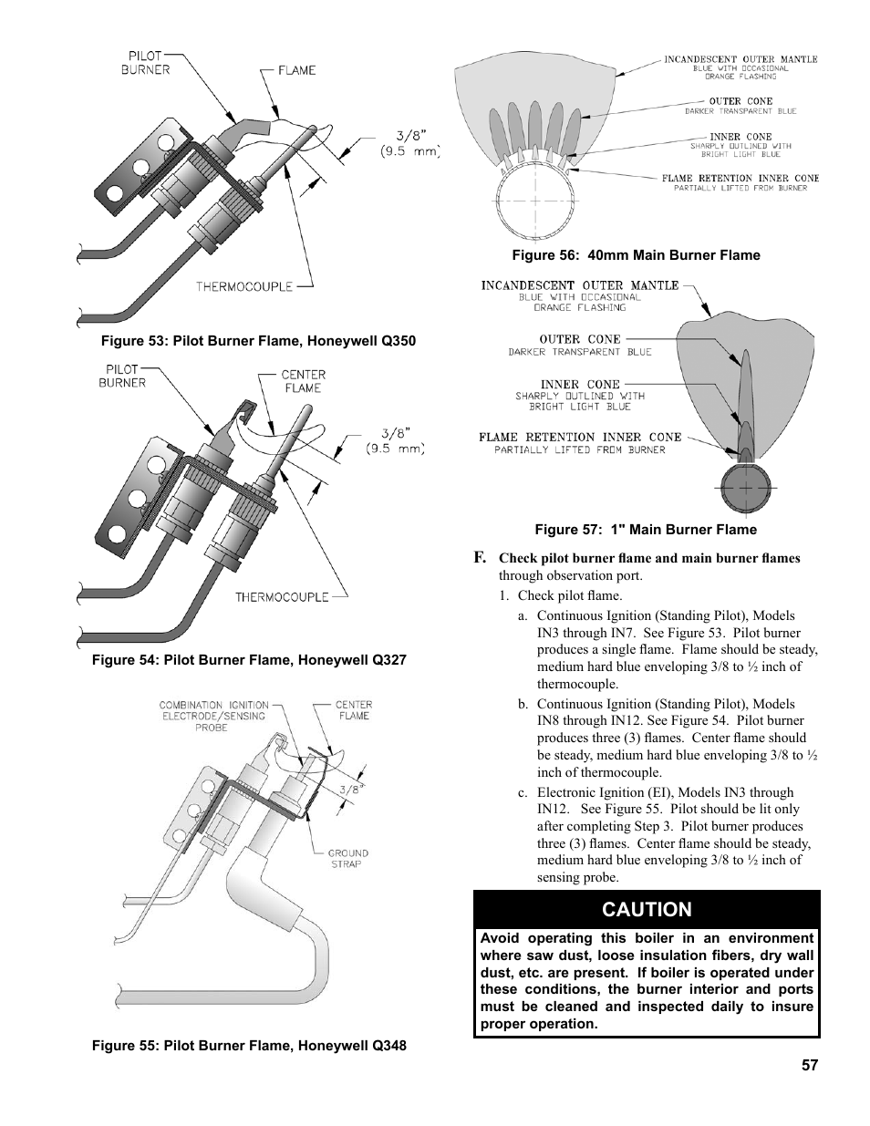 Caution | Burnham Independence IN10 User Manual | Page 57 / 92