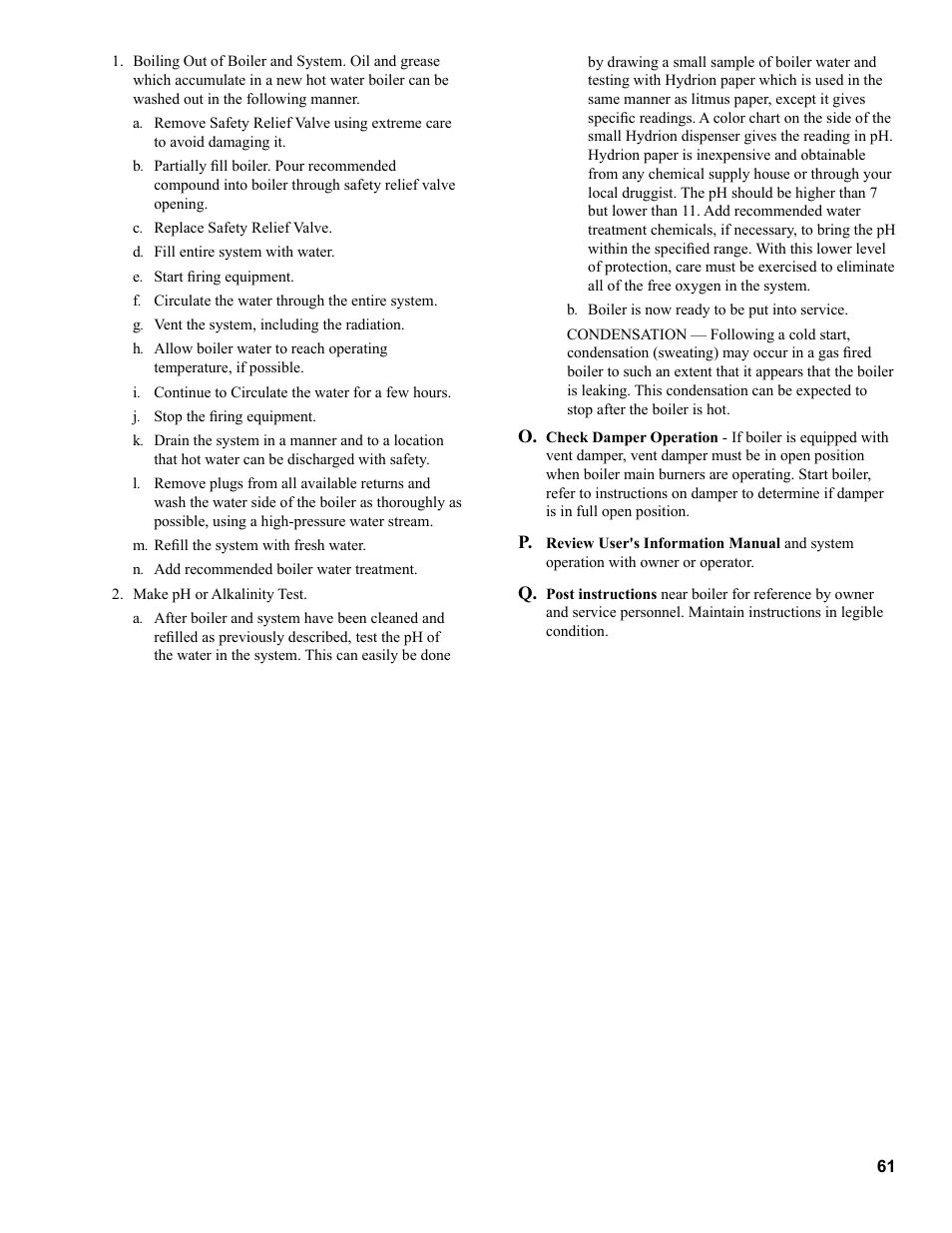 Burnham Independence IN10 User Manual | Page 61 / 92