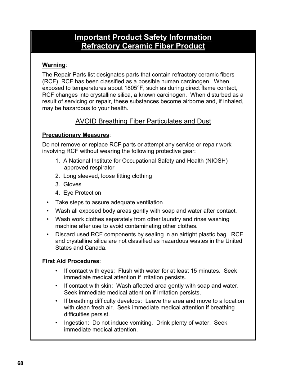 Burnham Independence IN10 User Manual | Page 68 / 92