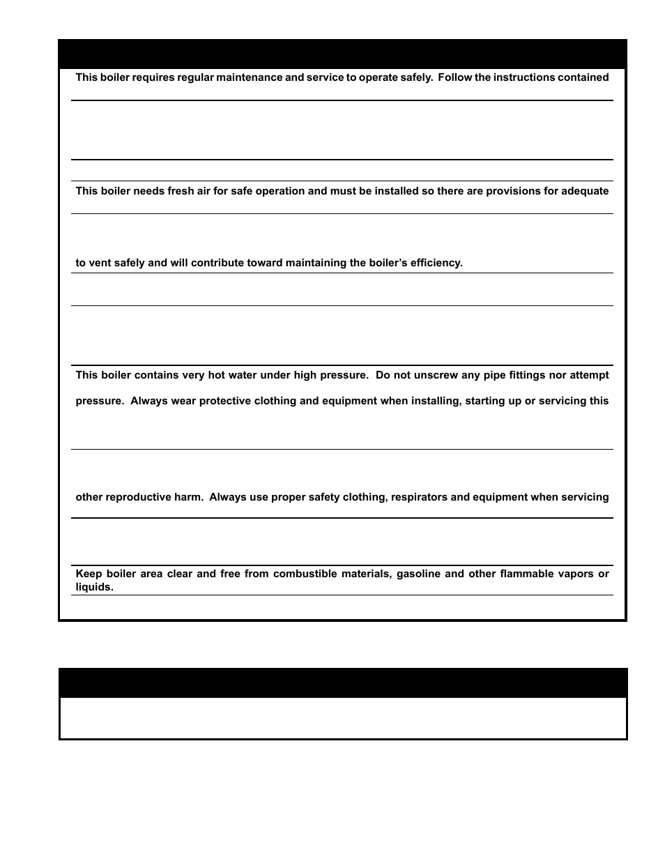 Warning, Notice | Burnham ALP150 User Manual | Page 3 / 100