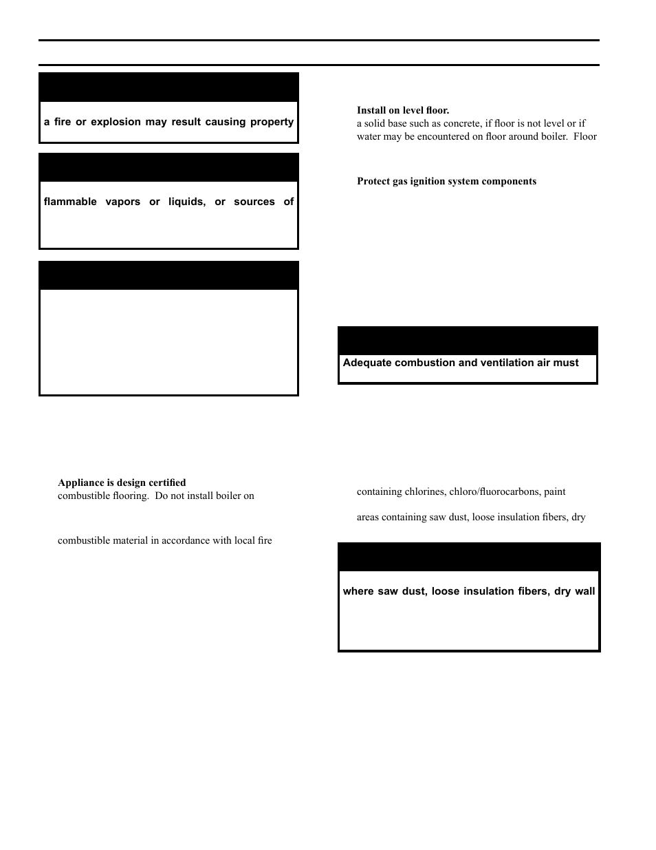 Warning, Danger, Notice | Ii. pre-installation, Caution | Burnham ALP150 User Manual | Page 8 / 100