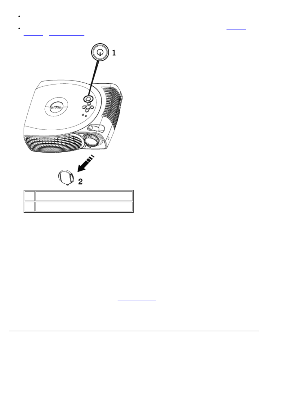 Ajuste de la imagen proyectada | Dell Projector 2200MP User Manual | Page 10 / 53