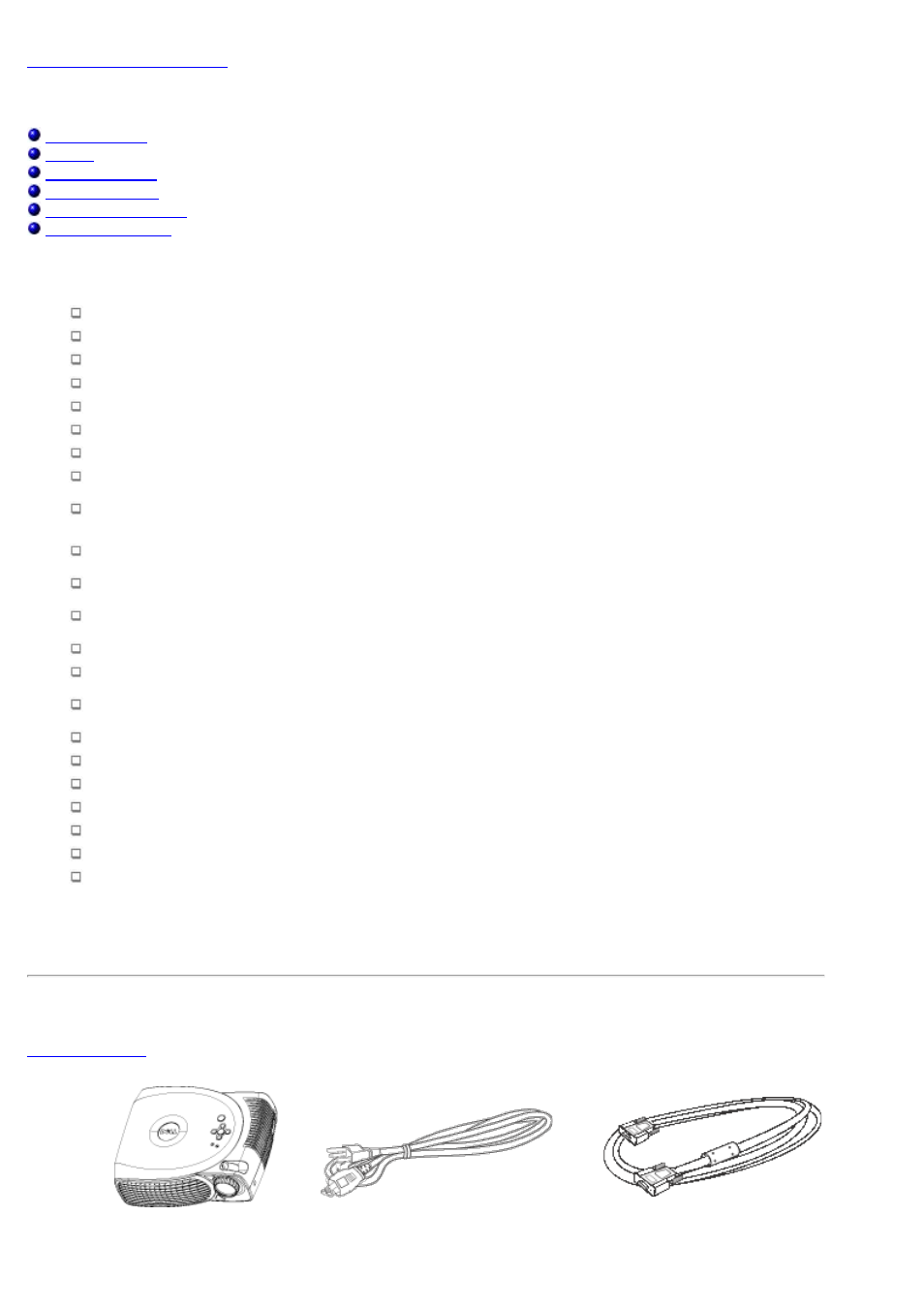 Acerca de su proyector, Acerca de su proyector: proyector dell™ 2200mp | Dell Projector 2200MP User Manual | Page 3 / 53