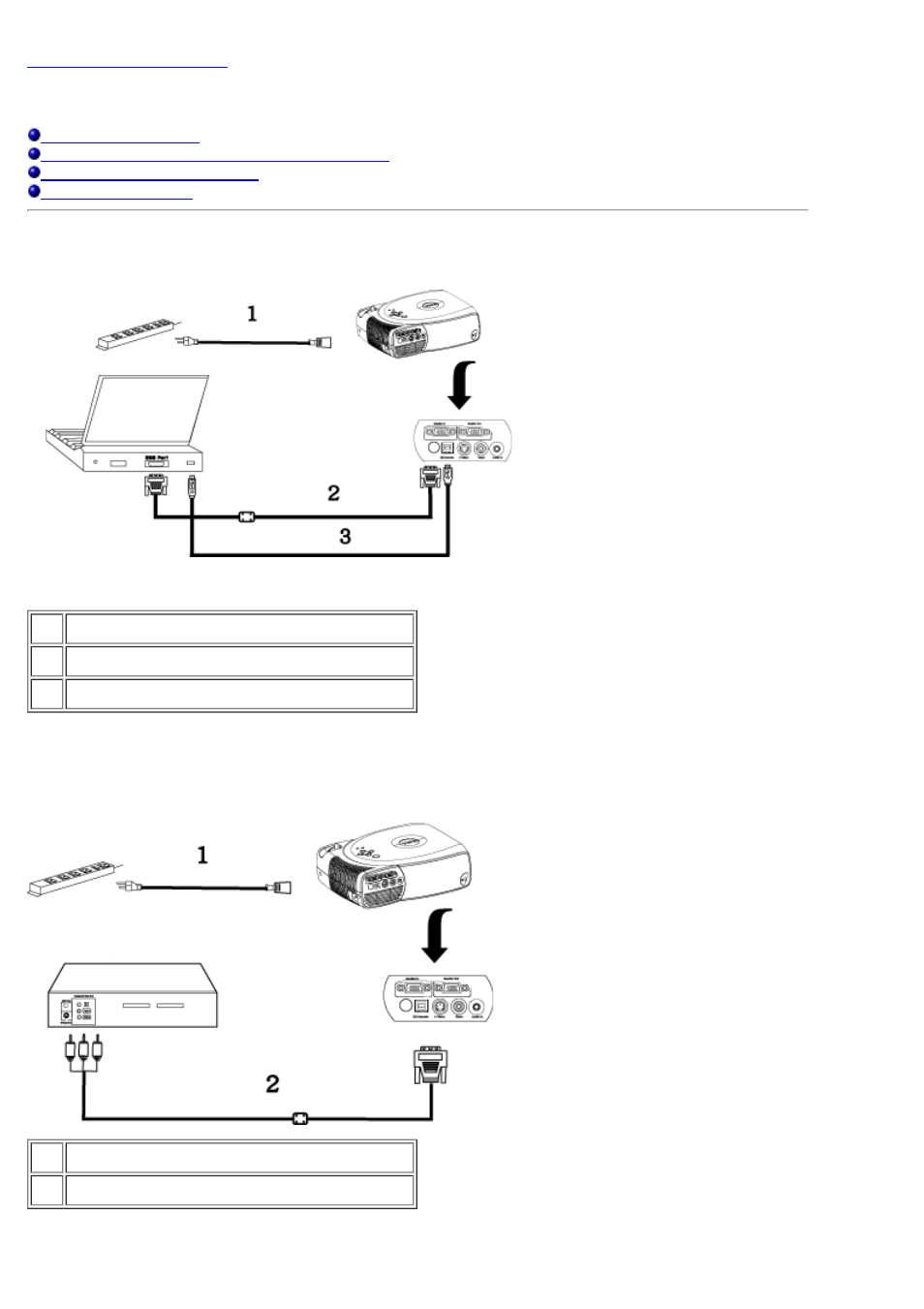 Instalación, Instalación: proyector dell™ 2200mp | Dell Projector 2200MP User Manual | Page 8 / 53