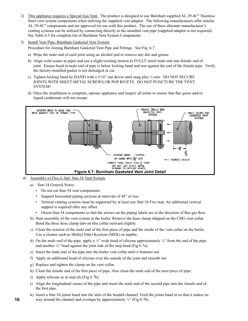Burnham CHG225 User Manual | Page 16 / 72