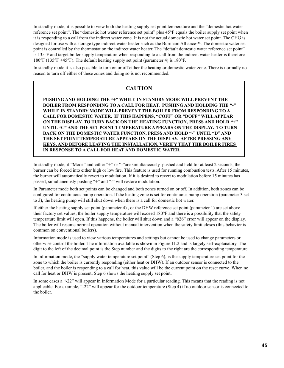 Burnham CHG225 User Manual | Page 45 / 72