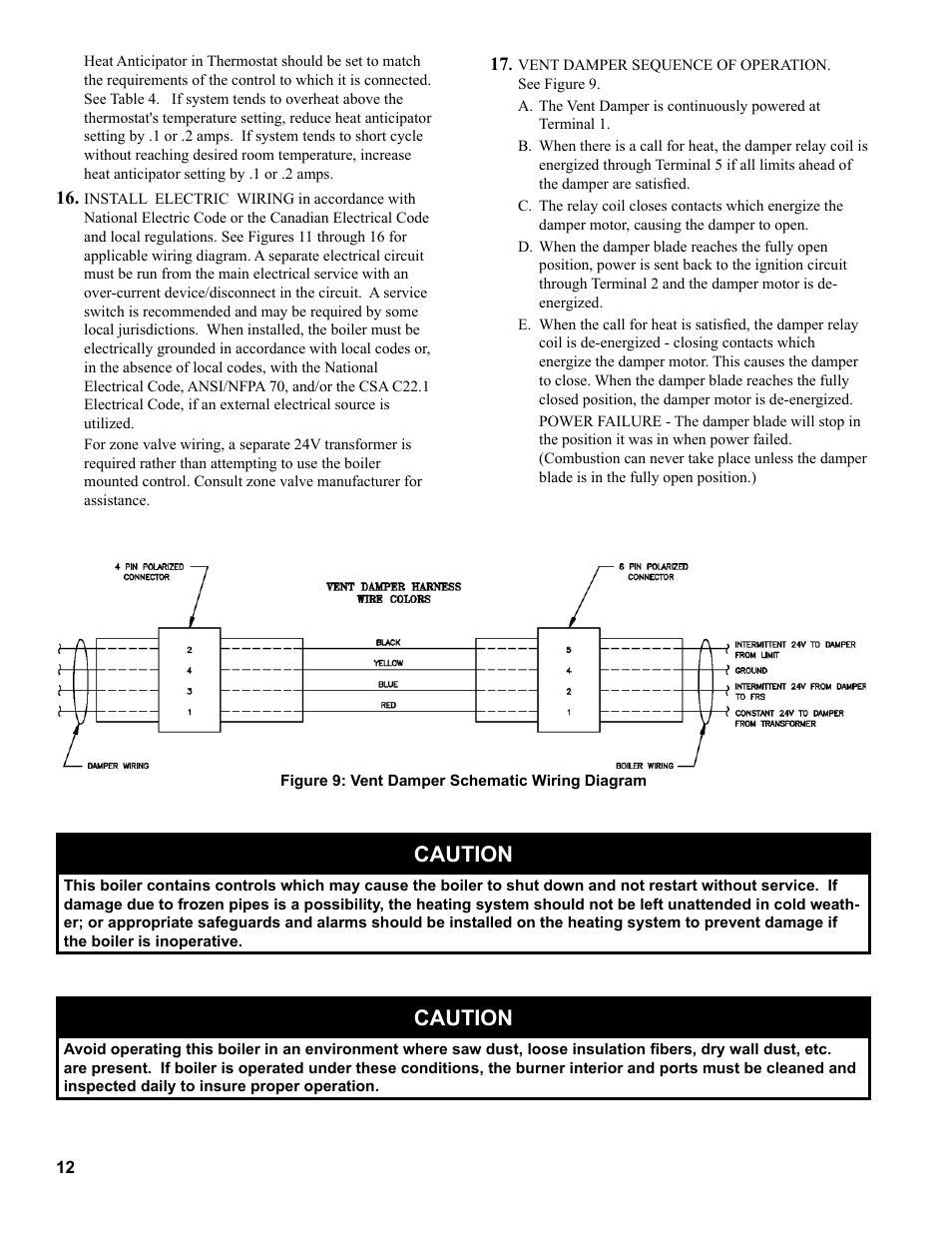 Caution | Burnham Series 2B User Manual | Page 12 / 52