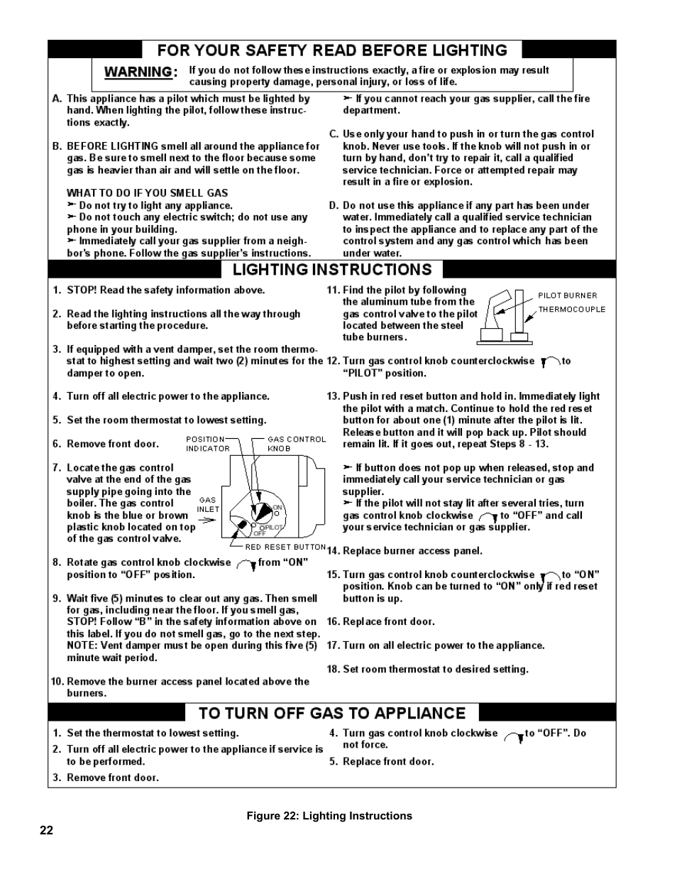 Burnham Series 2B User Manual | Page 22 / 52