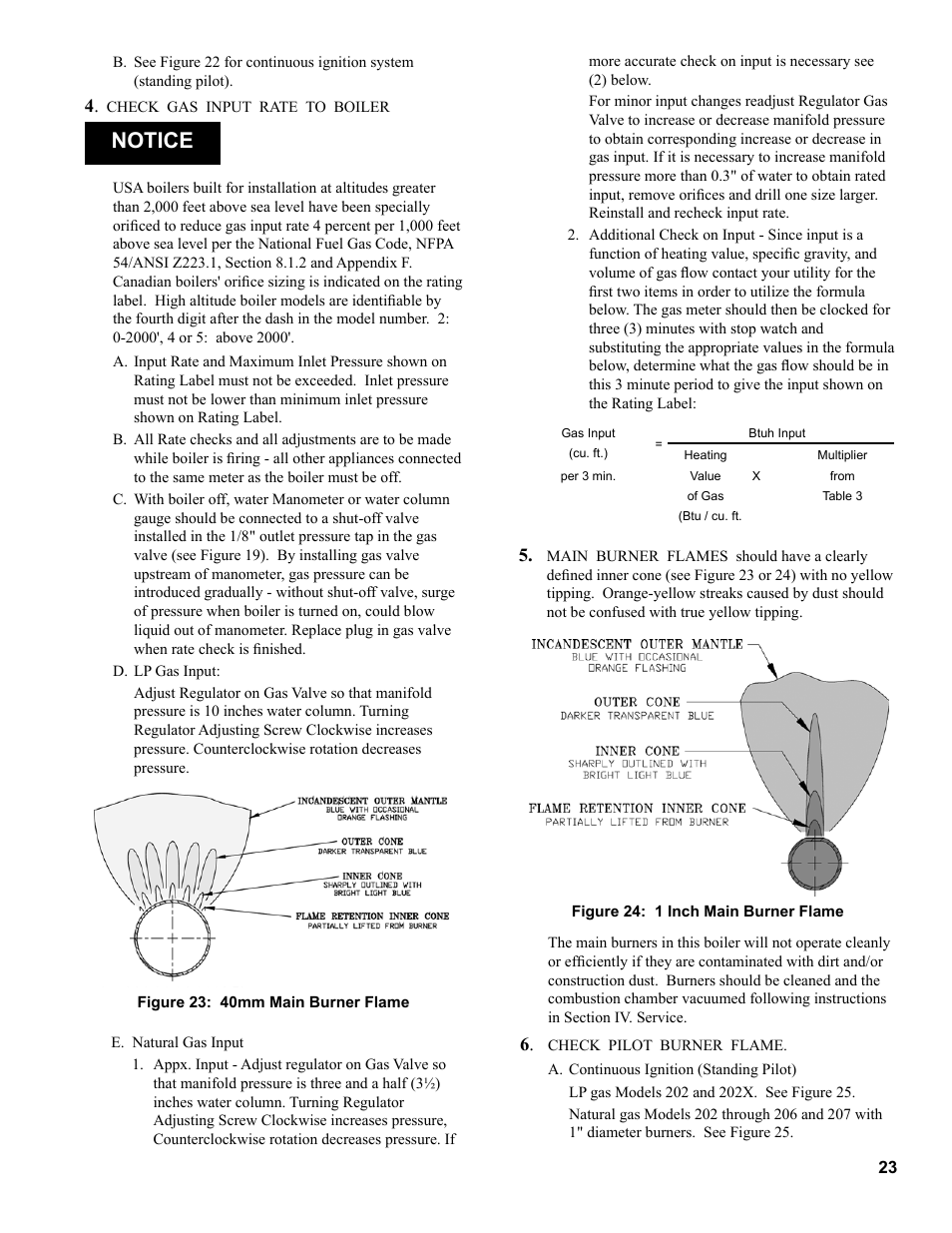 Notice | Burnham Series 2B User Manual | Page 23 / 52