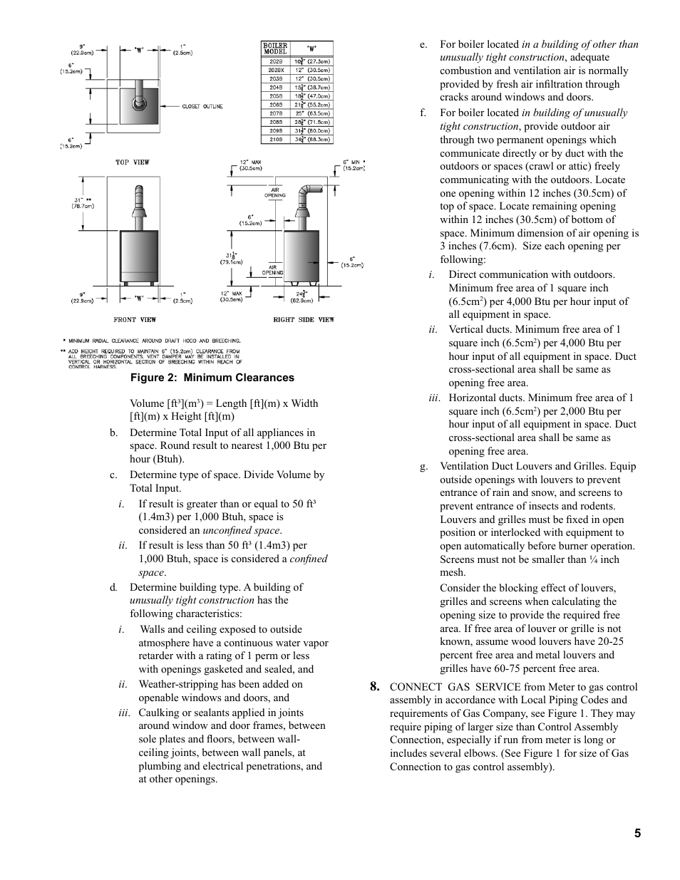 Burnham Series 2B User Manual | Page 5 / 52