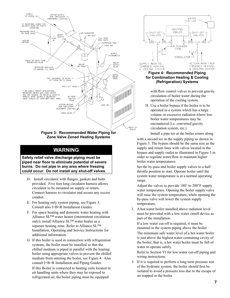 Warning | Burnham Series 2B User Manual | Page 7 / 52