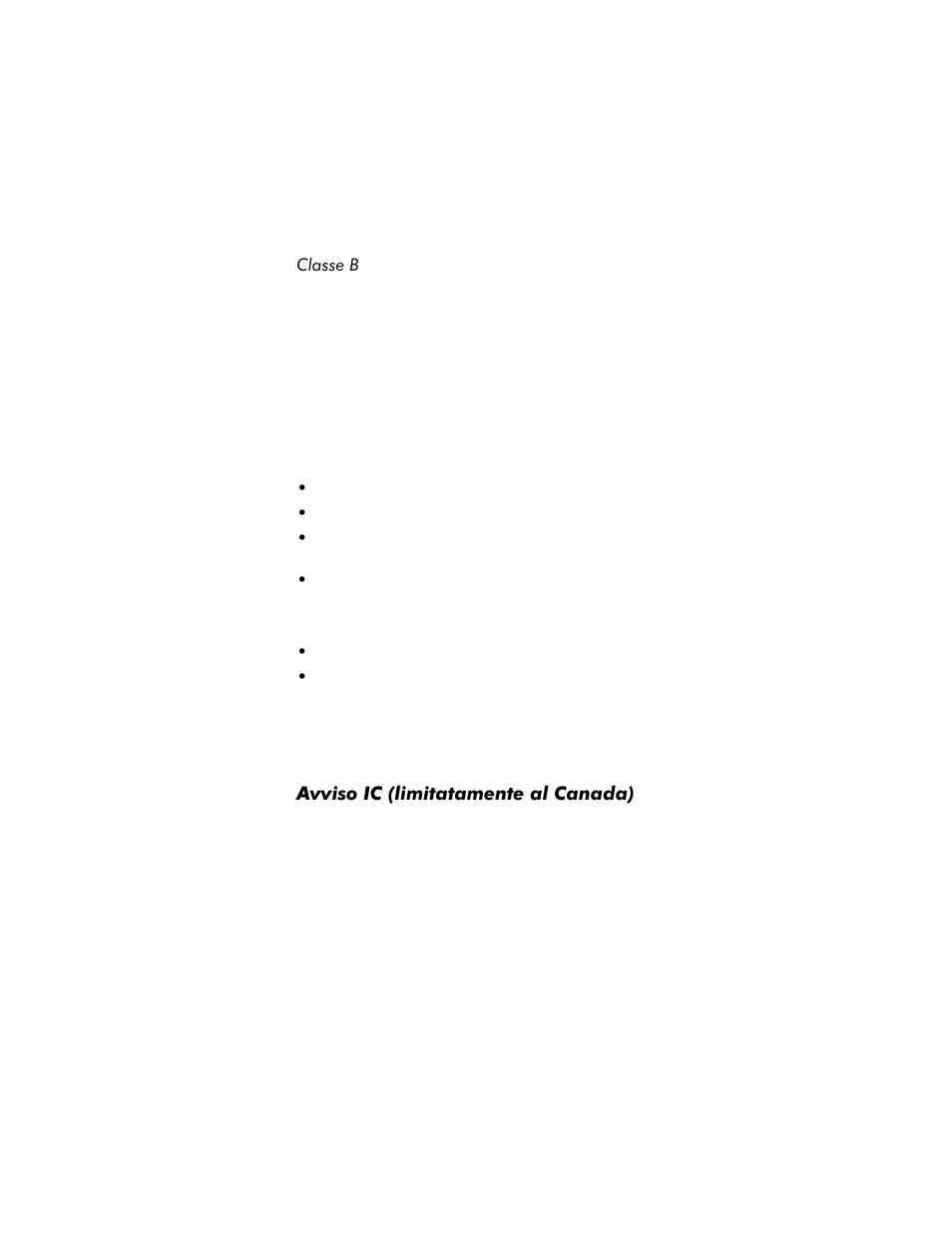 Avviso ic (limitatamente al canada), Classe b -15, Avviso ic (limitatamente al canada) -15 | Dell Inspiron 8100 User Manual | Page 113 / 158