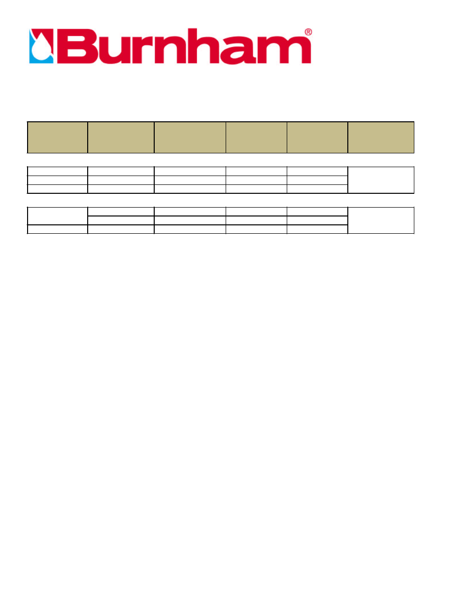 Burnham LE-2 User Manual | 1 page