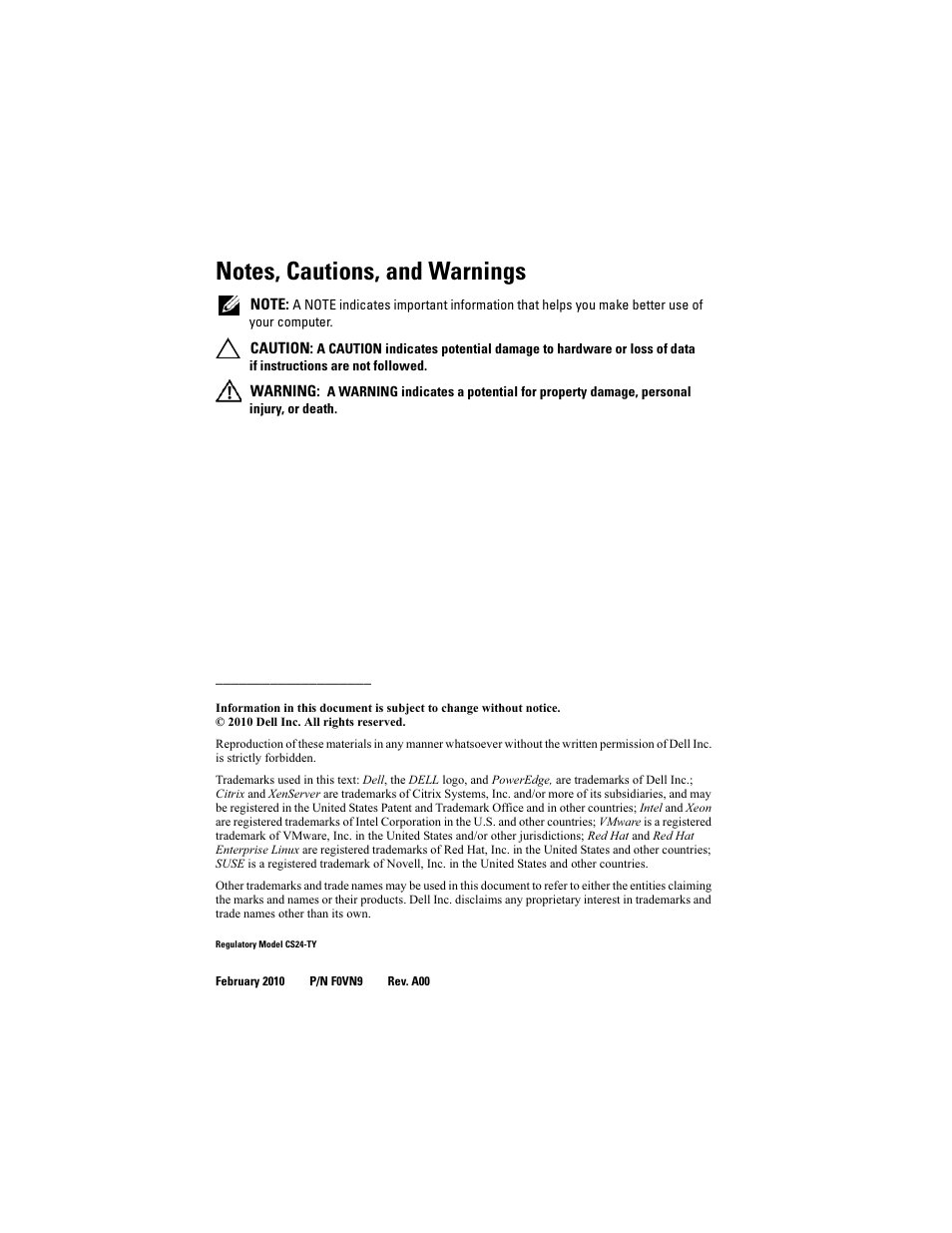 Dell PowerEdge C1100 User Manual | Page 4 / 66