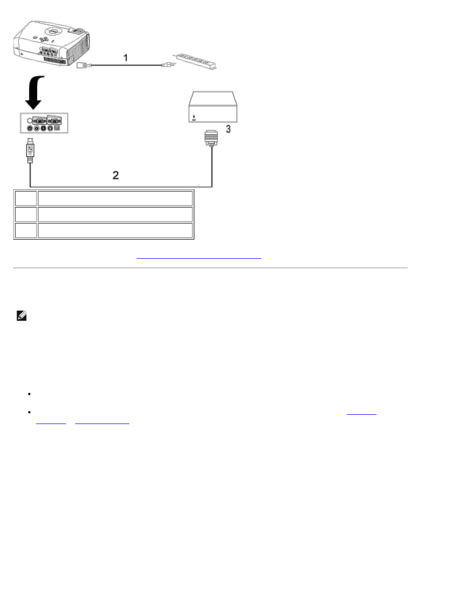 Encendido/apagado del proyector | Dell Projector 2300MP User Manual | Page 13 / 55