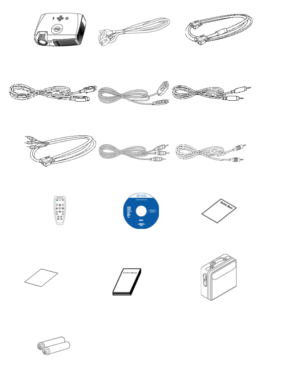 Dell Projector 2300MP User Manual | Page 5 / 55