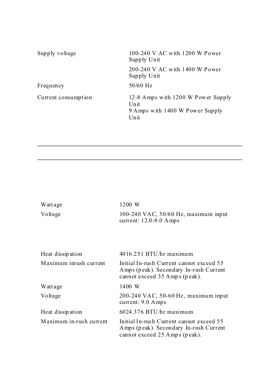 Technical specifications | Dell PowerEdge C6220 II User Manual | Page 14 / 64