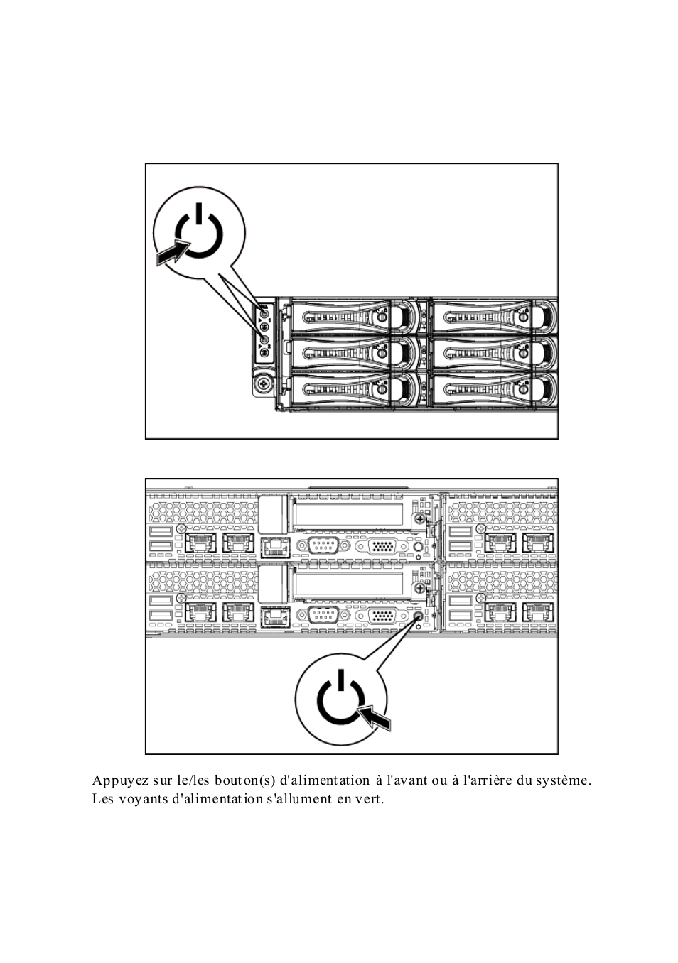 Mise sous tension du système | Dell PowerEdge C6220 II User Manual | Page 26 / 64
