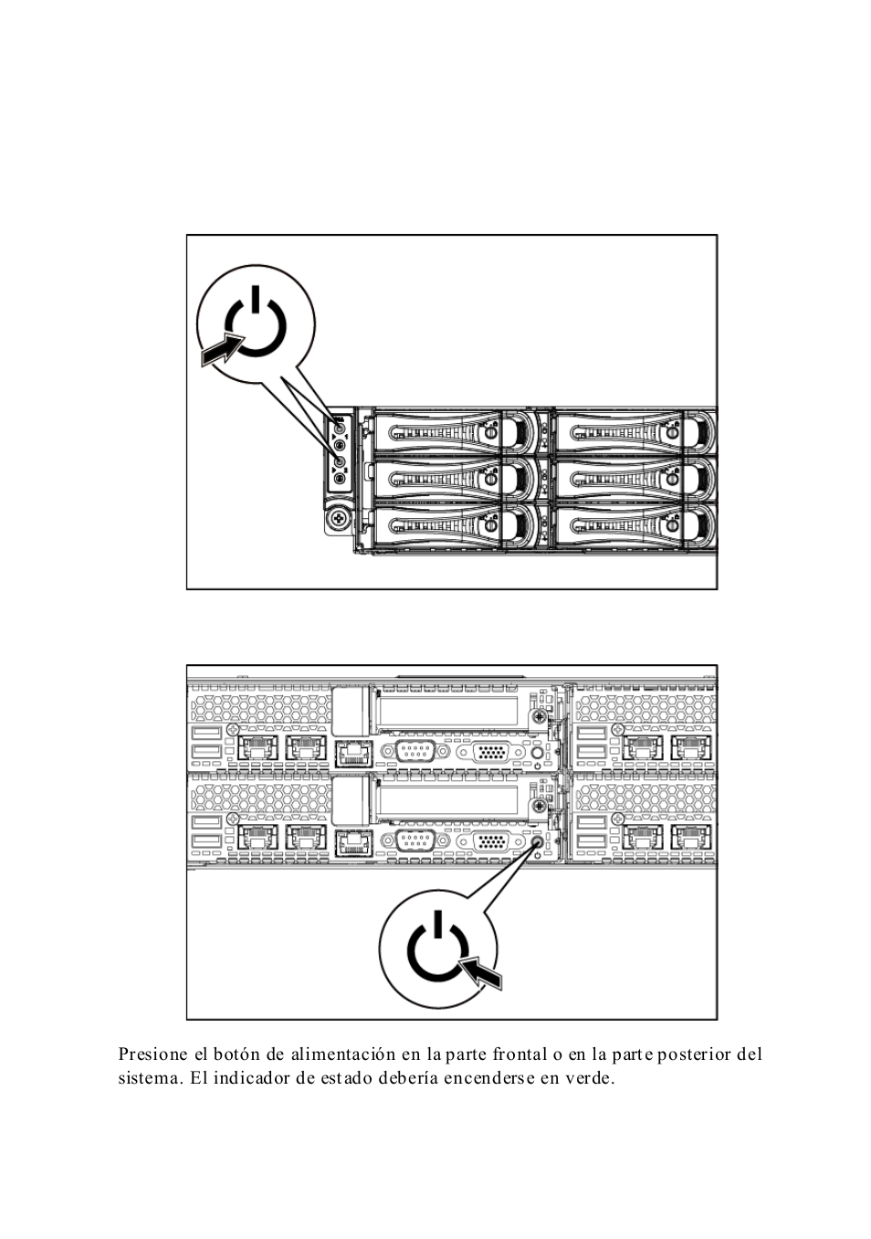 Encendido del sistema | Dell PowerEdge C6220 II User Manual | Page 54 / 64