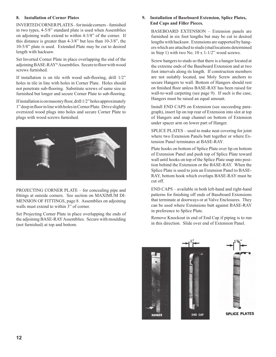 Burnham BASE-RAY 81441001R8-3/06 User Manual | Page 12 / 16