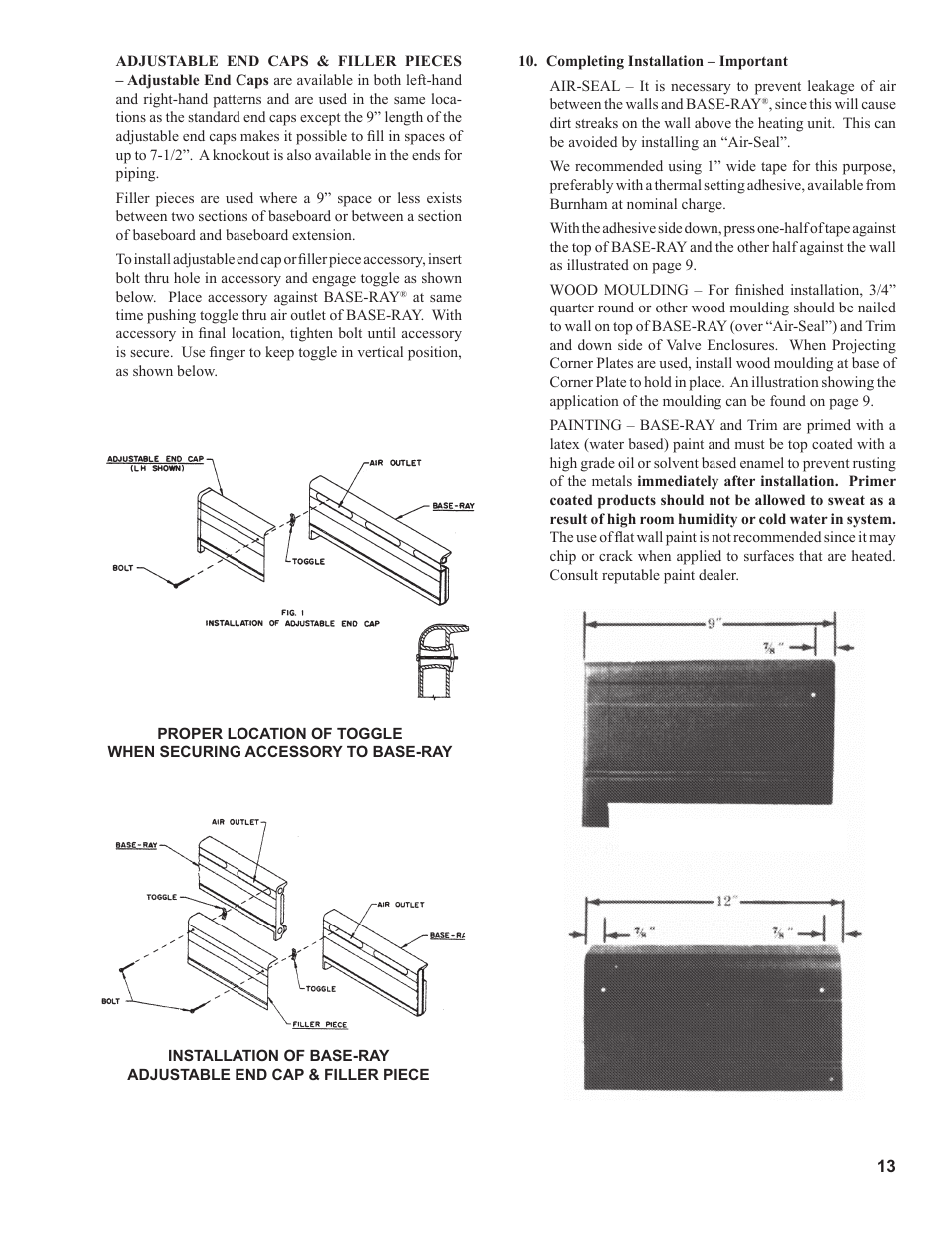 Burnham BASE-RAY 81441001R8-3/06 User Manual | Page 13 / 16