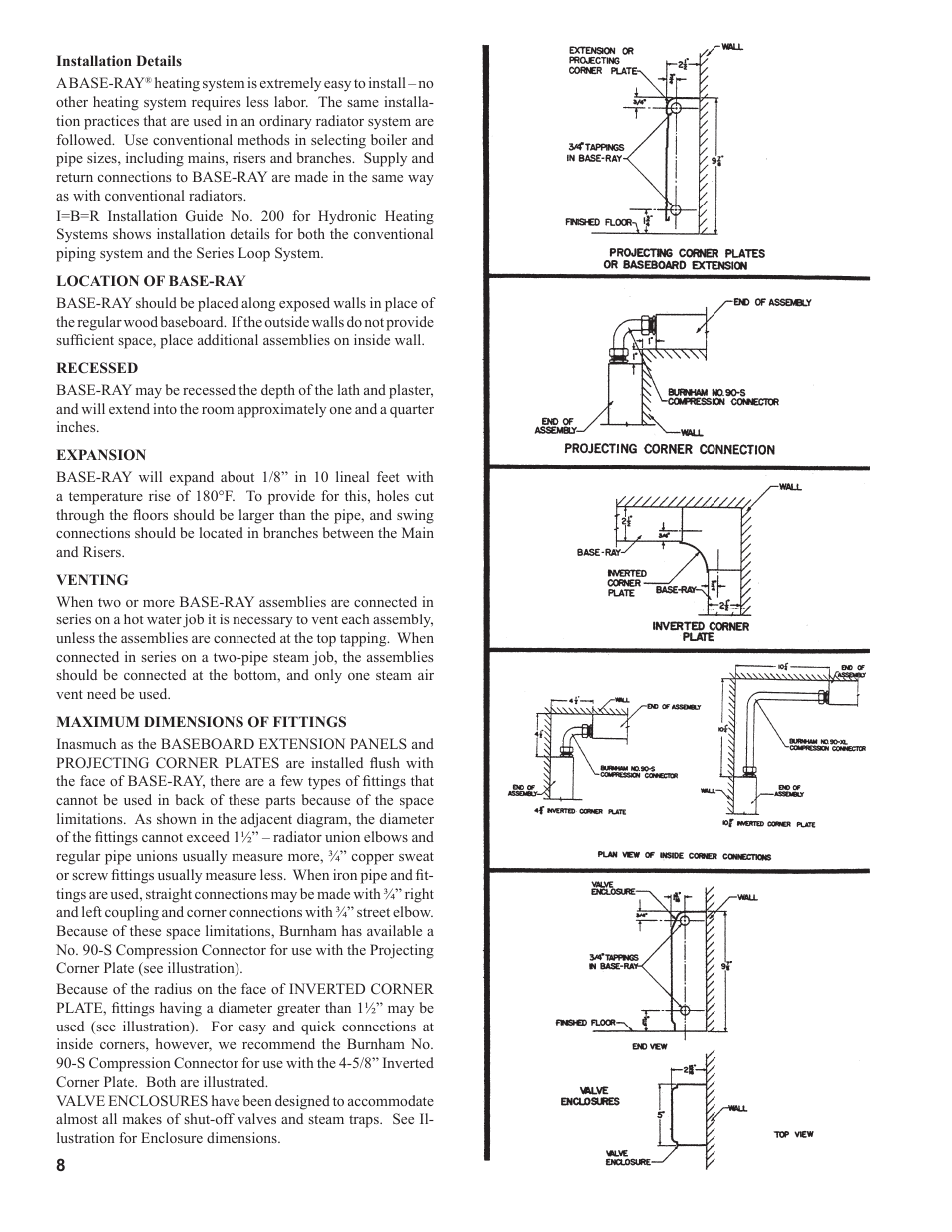Burnham BASE-RAY 81441001R8-3/06 User Manual | Page 8 / 16
