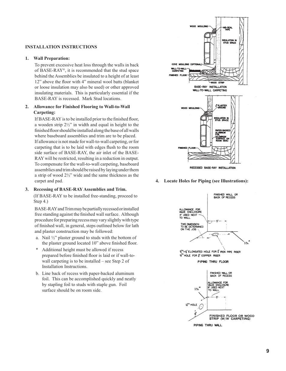 Burnham BASE-RAY 81441001R8-3/06 User Manual | Page 9 / 16