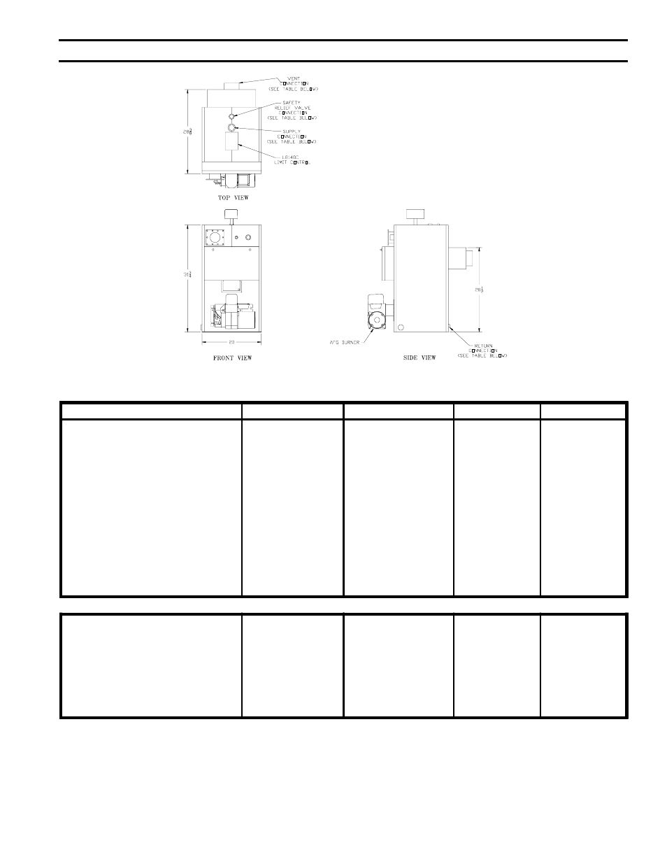 General information, I: general information | Burnham HF SERIES User Manual | Page 5 / 28