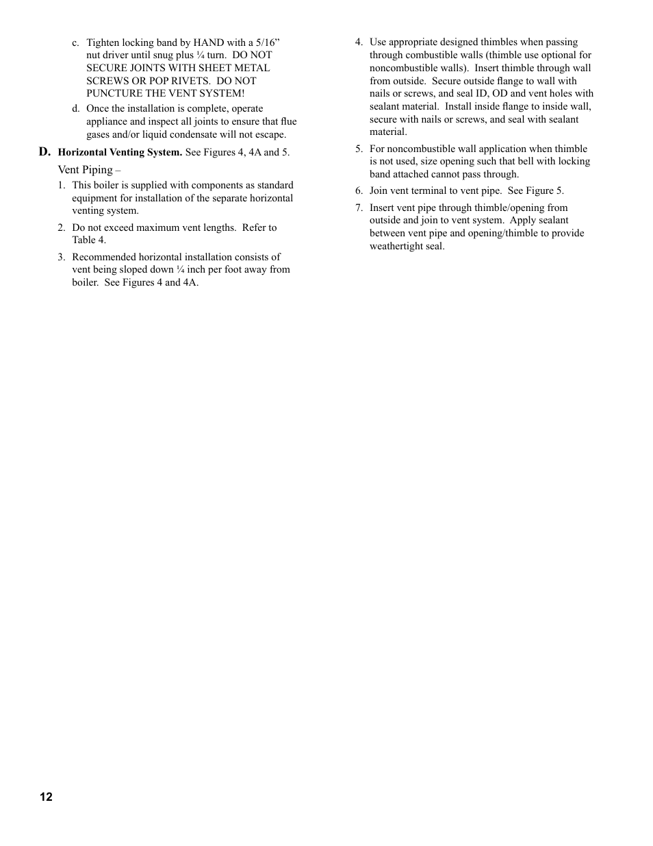 Burnham PVG User Manual | Page 12 / 64