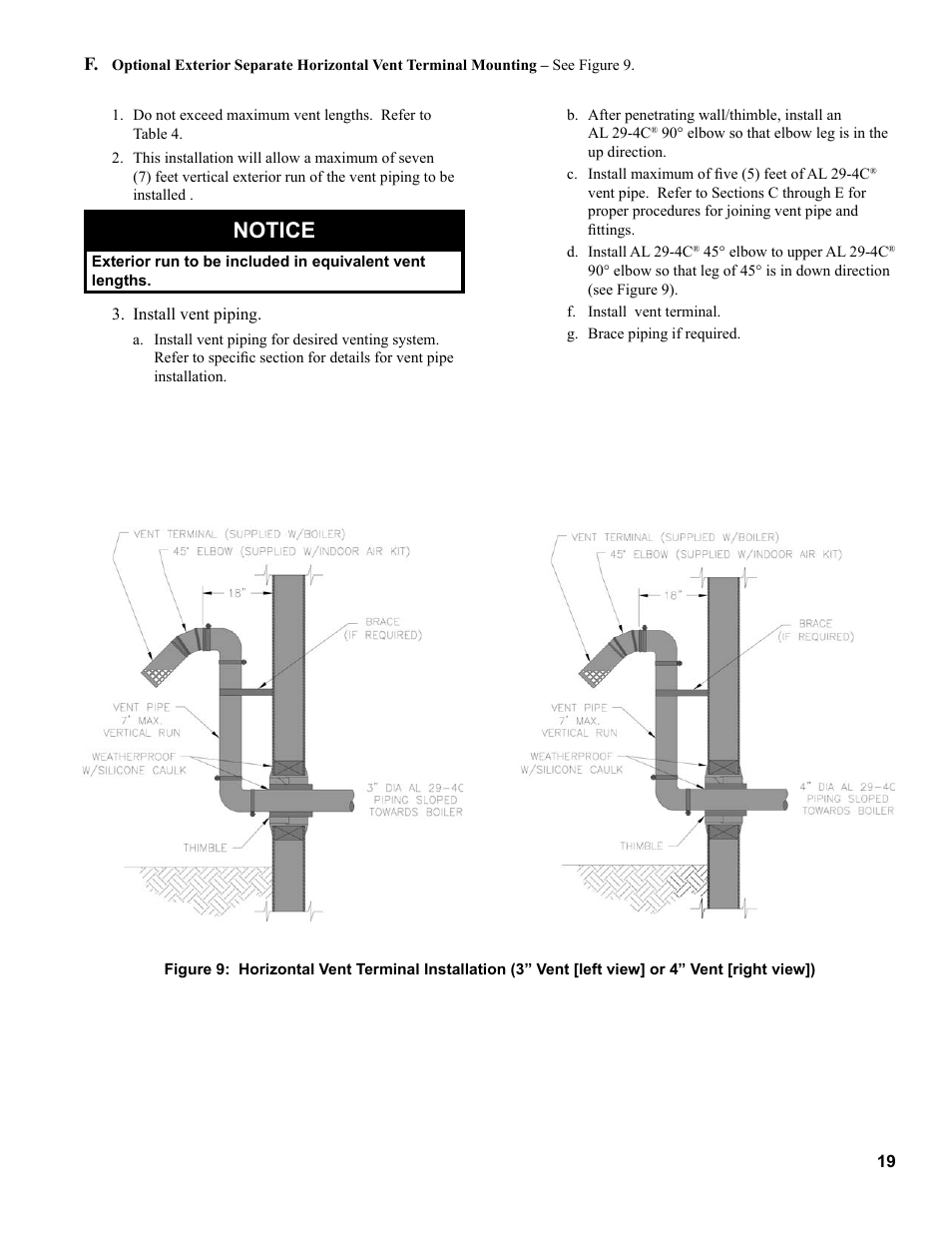 Notice | Burnham PVG User Manual | Page 19 / 64