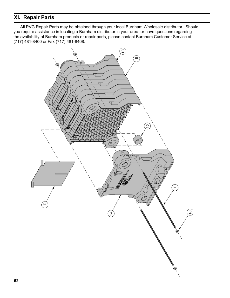 Burnham PVG User Manual | Page 52 / 64