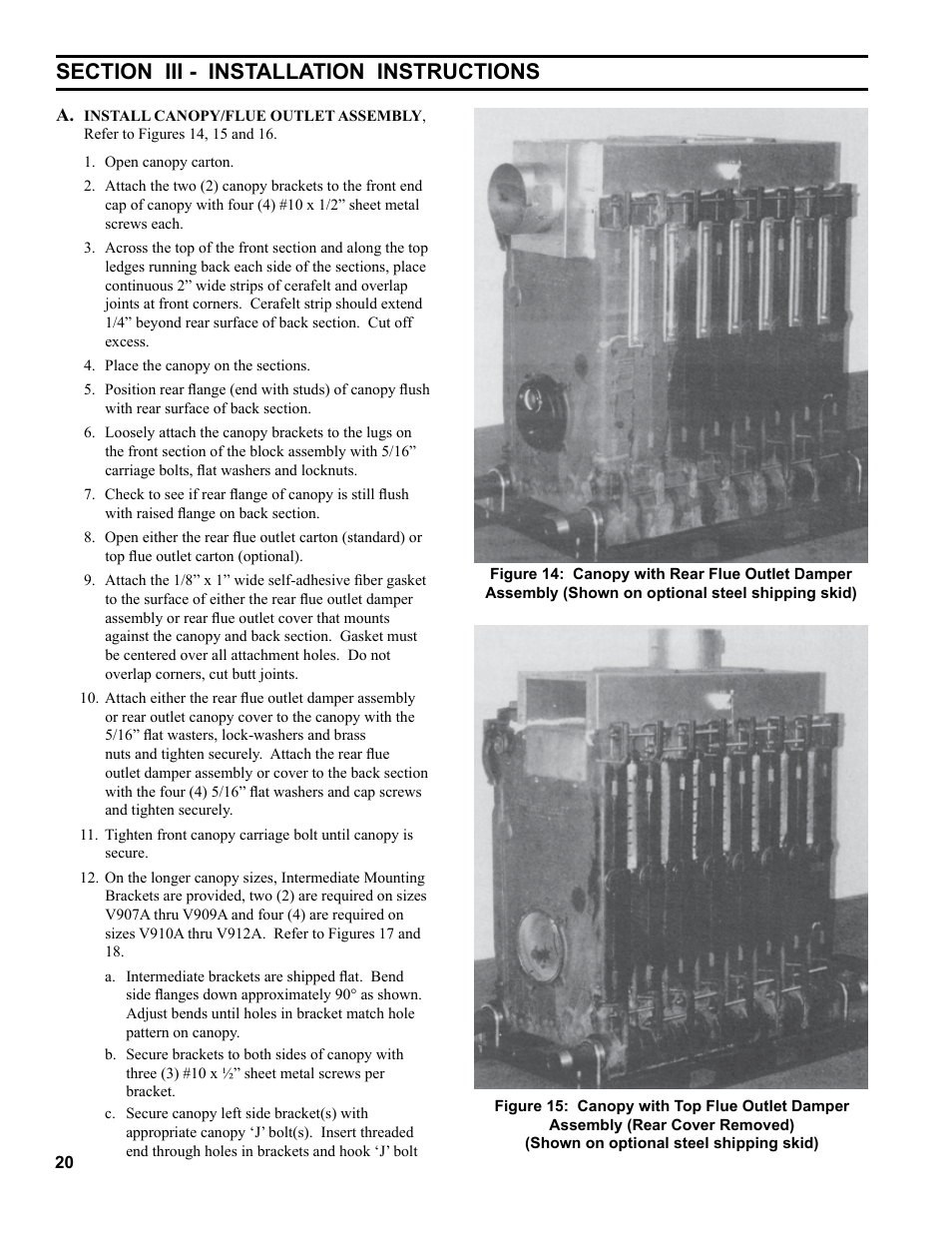 Burnham V9A User Manual | Page 20 / 64