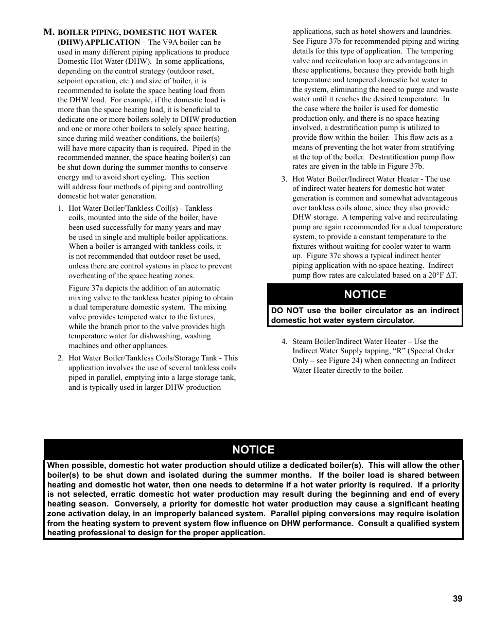 Notice | Burnham V9A User Manual | Page 39 / 64