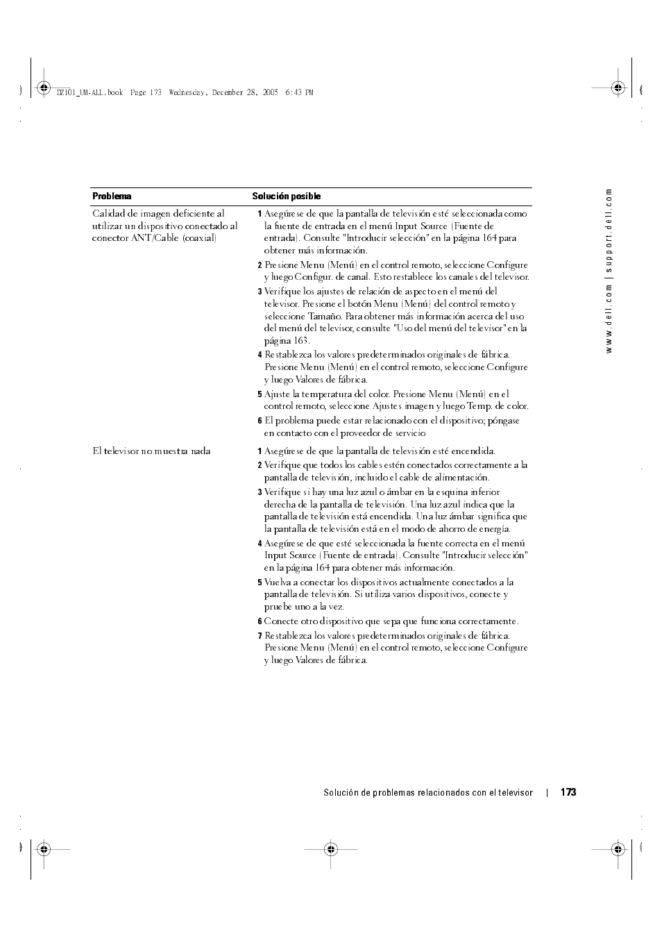 Dell LCD TV W4201C User Manual | Page 37 / 68