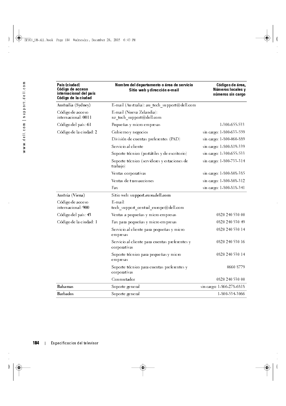 Dell LCD TV W4201C User Manual | Page 48 / 68