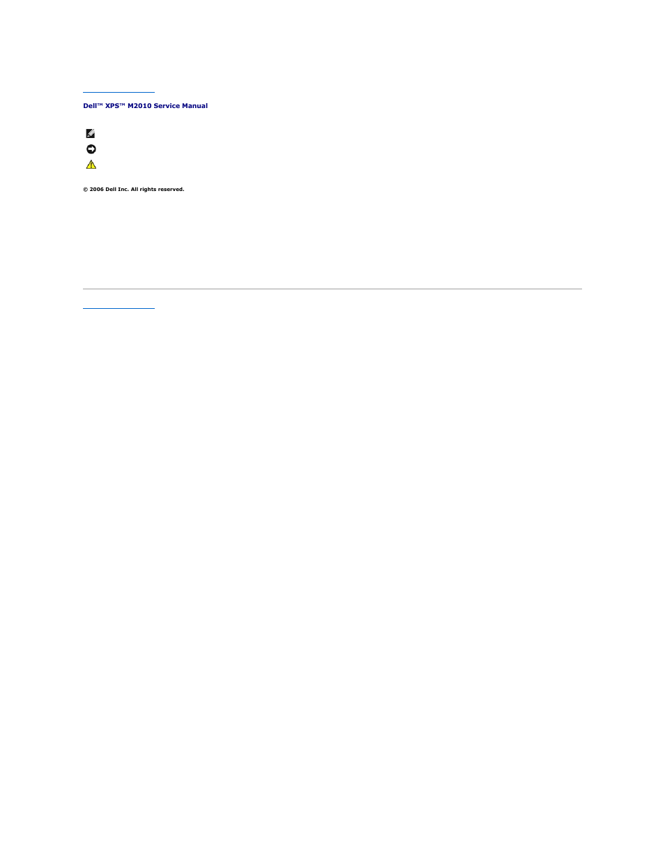 Dell XPS M2010 (MXP061, Mid 2006) User Manual | Page 125 / 131
