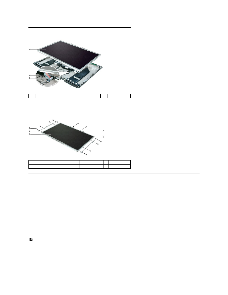 Replacing the lcd panel | Dell XPS M2010 (MXP061, Mid 2006) User Manual | Page 35 / 131