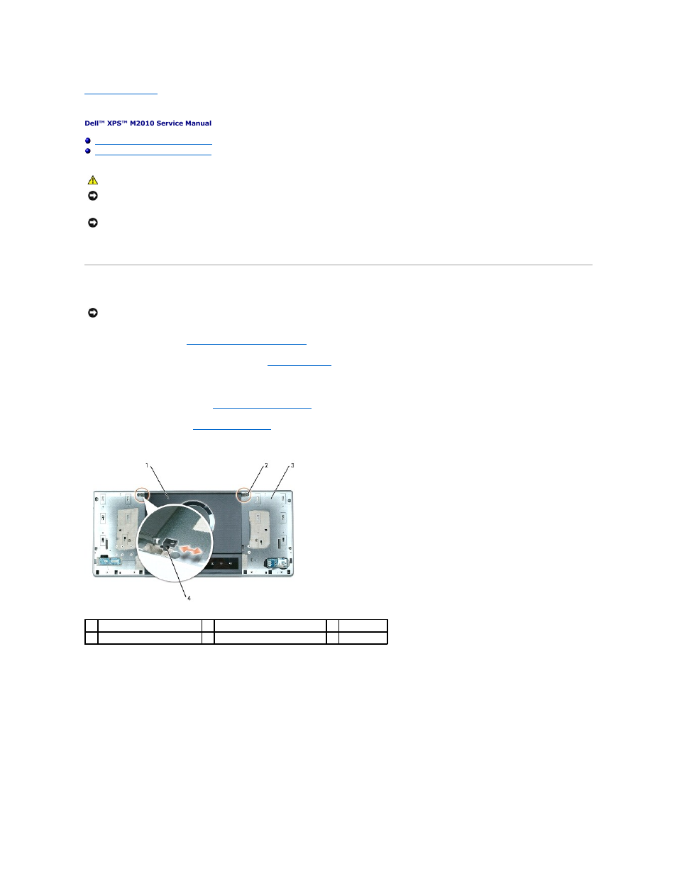 Optical drive, Removing the optical drive assembly | Dell XPS M2010 (MXP061, Mid 2006) User Manual | Page 53 / 131