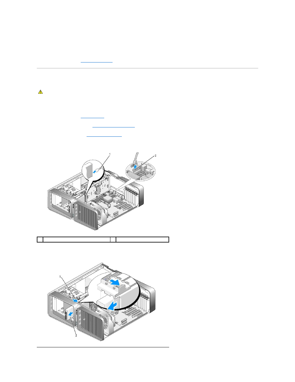 Media card reader, Removing a media card reader | Dell XPS M2010 (MXP061, Mid 2006) User Manual | Page 75 / 131