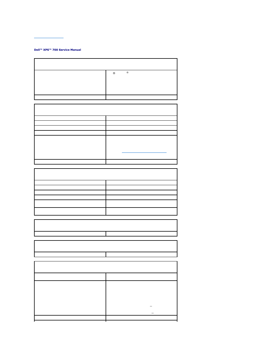 Technical specifications | Dell XPS M2010 (MXP061, Mid 2006) User Manual | Page 97 / 131