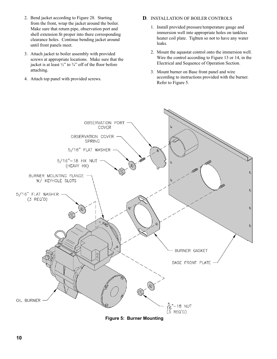Burnham RSA User Manual | Page 10 / 52