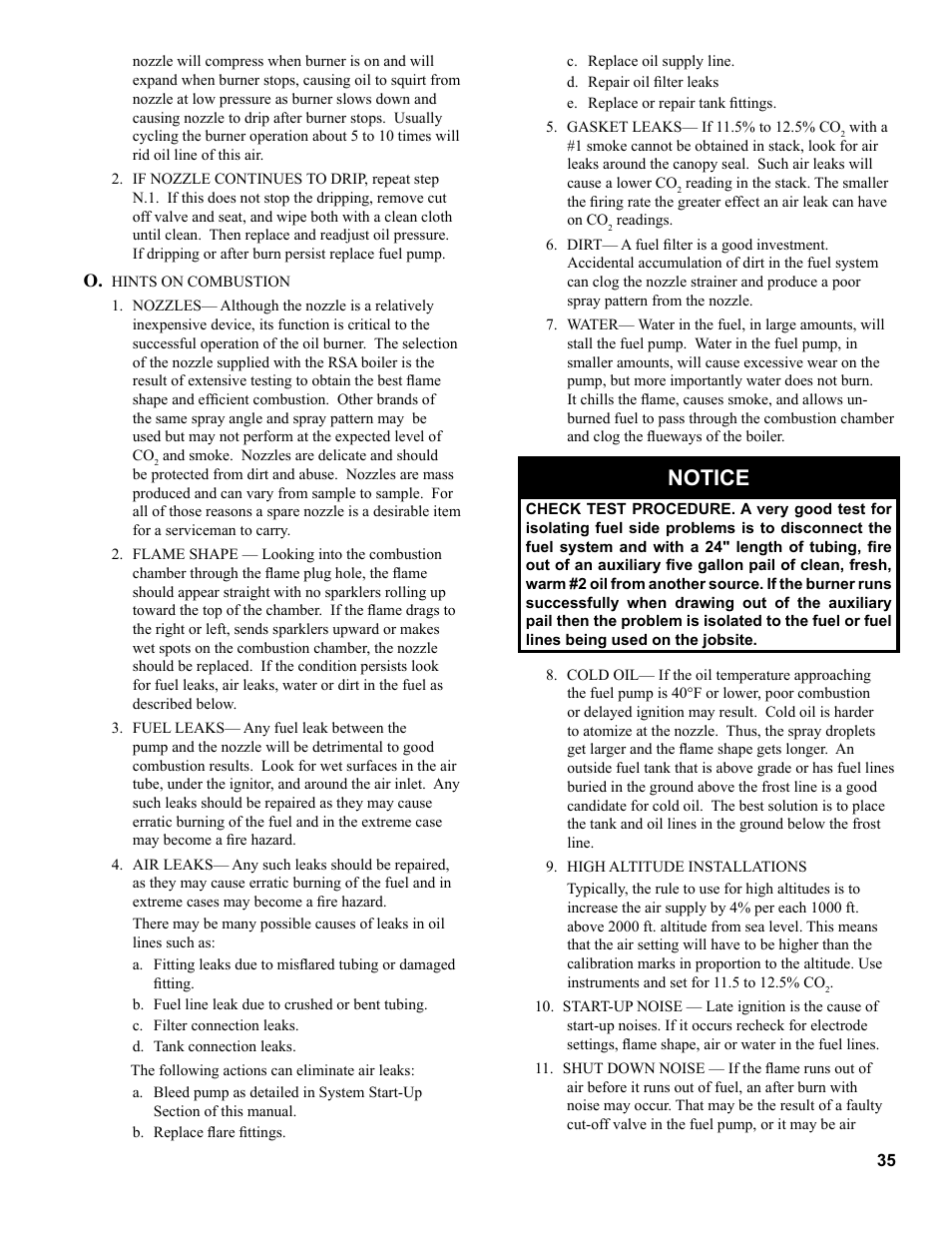 Notice | Burnham RSA User Manual | Page 35 / 52