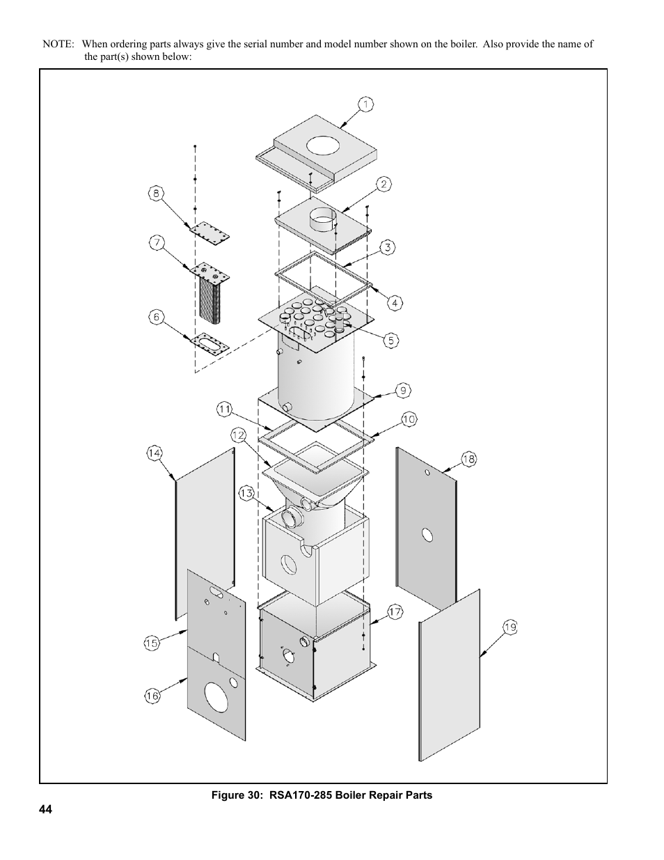 Burnham RSA User Manual | Page 44 / 52
