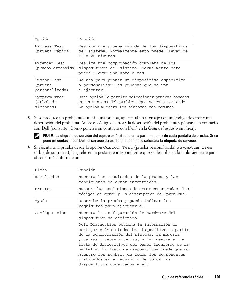 Dell Latitude D830 (Early 2007) User Manual | Page 101 / 104
