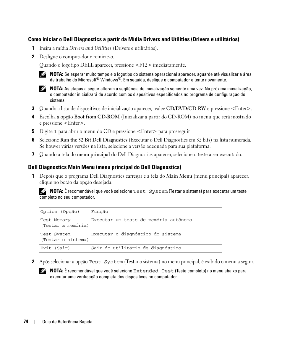 Dell Latitude D830 (Early 2007) User Manual | Page 74 / 104